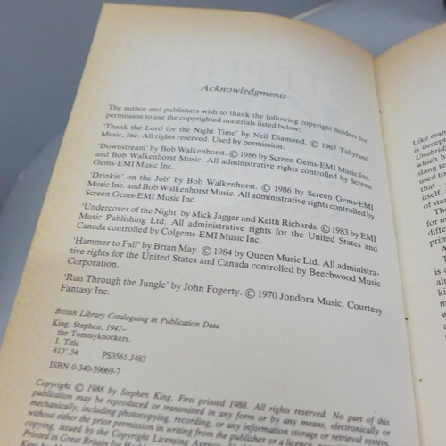 2101 - Two volumes, Stephen King The Tommy-Knockers, Hodder & Stoughton and Gerald's Game, both hardback