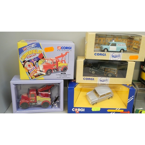 2128 - A Corgi 30th Anniversary of Goldfinger Aston Martin DB5, boxed, other boxed die-cast model vehicles ... 