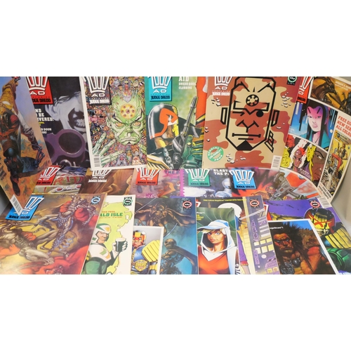 2134 - A box of 2000AD comics, early 1990s (1991-1993)