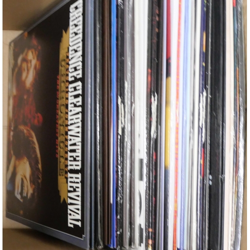 2135 - Forty-four modern releases and re-issued vinyl LP records including David Gilmour, Billie Eilish, De... 