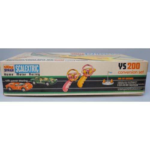 2140 - A Tri-ang YouSteer conversion set, YS200 Scalextric, boxed