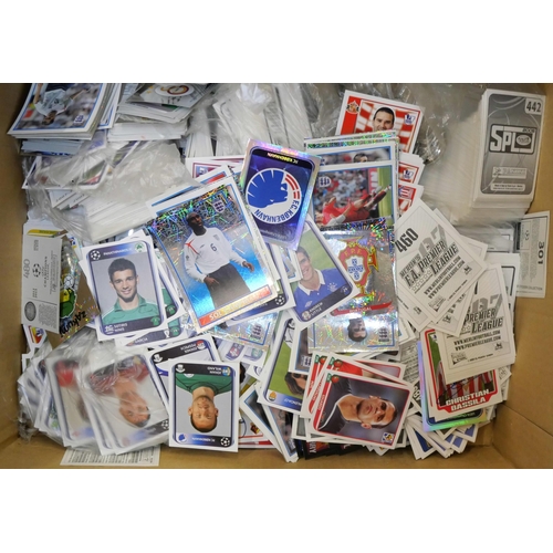 2148 - A large collection of football stickers, Panini, Merlin, etc.