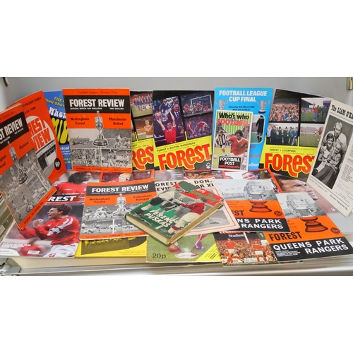 2149 - A collection of football programmes including Nottingham Forest 'glory days' in the late 1970s and t... 