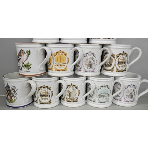 2278 - A collection of Denby mugs, Royalty related and UK Places of Interest **PLEASE NOTE THIS LOT IS NOT ... 