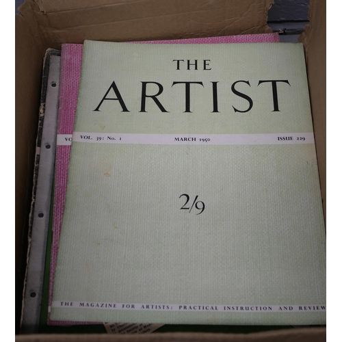 2283 - The Artist publications, 1931 to 1950s, over 80 in total **PLEASE NOTE THIS LOT IS NOT ELIGIBLE FOR ... 