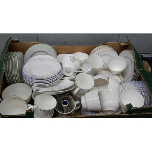 2285 - A box of cups and saucers including Women's Institute **PLEASE NOTE THIS LOT IS NOT ELIGIBLE FOR IN-... 