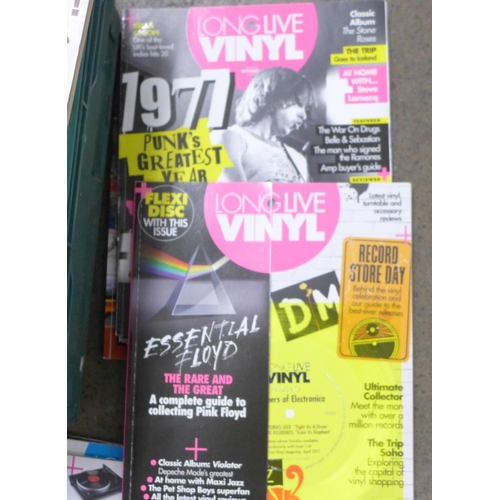 2310 - A box of 55 Q music magazines and nine Long Live Vinyl magazines **PLEASE NOTE THIS LOT IS NOT ELIGI... 