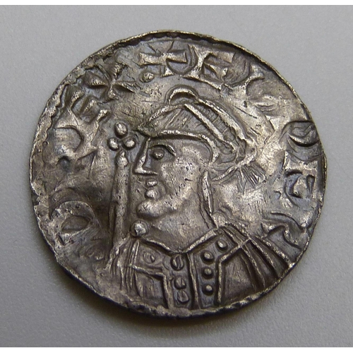 7249 - Coins; Edward The Confessor (1042-1066) silver penny expanding cross heavy issue, Obv-'Edperd Rex'