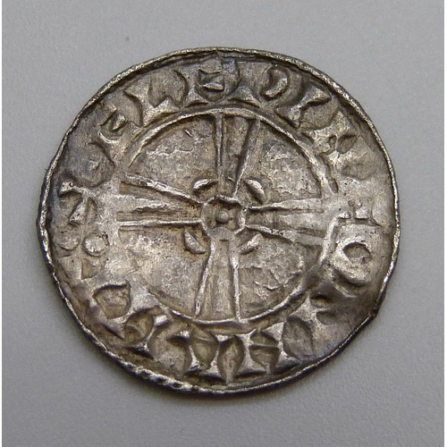 7249 - Coins; Edward The Confessor (1042-1066) silver penny expanding cross heavy issue, Obv-'Edperd Rex'