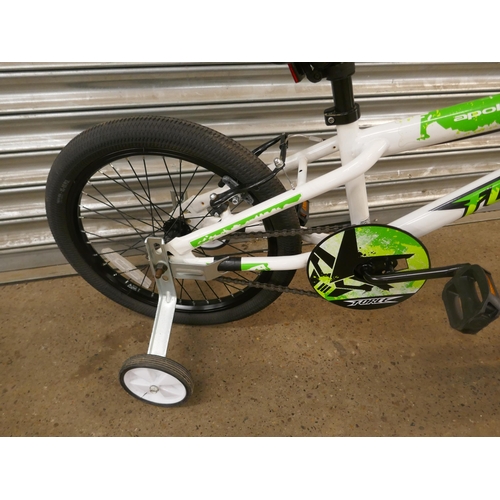 5129E - An Apollo Force children's BMX style bike with stabilizers  * Police repossession