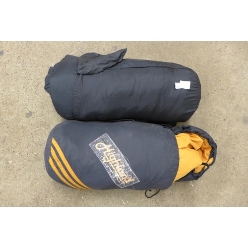 5263 - Two camping beds and two sleeping bags