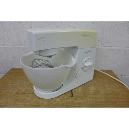 5272 - A Kenwood KM33 kitchen mixer with bowl and mixing paddles and soft cover