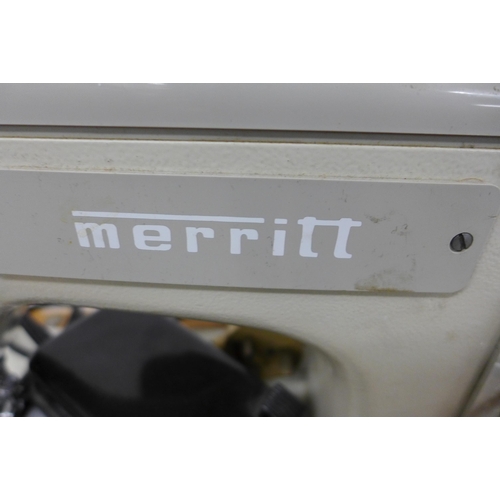 5274 - A Bernina 801 sport sewing machine with case and a Merritt sewing machine