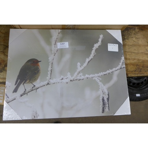 5287 - A box of 12 Noma Leisure group light winter scene canvas prints * This lot is subject to VAT