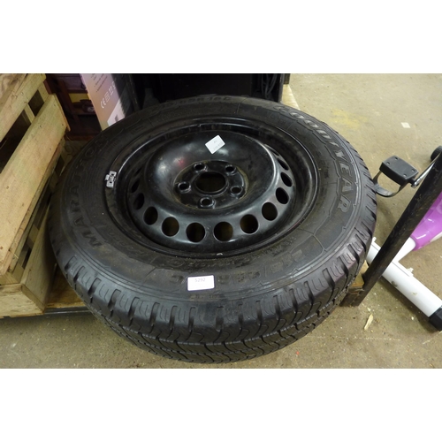 5292 - A Goodyear 215/65 16C tyre on a VW rim