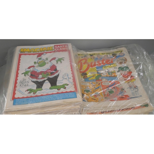 2115 - A box of Buster and Battle Action Force comics