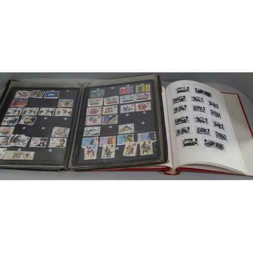 2120 - Stamps; a box of Great Britain stamps, year books, Post Office publicity material, etc.