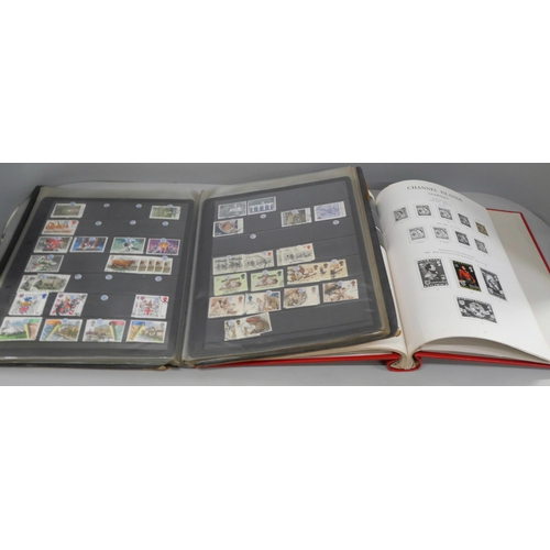 2120 - Stamps; a box of Great Britain stamps, year books, Post Office publicity material, etc.