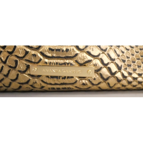 2164 - An Amanda Wakeley shoulder bag, reptile skin effect