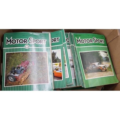 2175 - A collection of motor sport magazines, 1960-1984 (catalogued list supplied) **PLEASE NOTE THIS LOT I... 