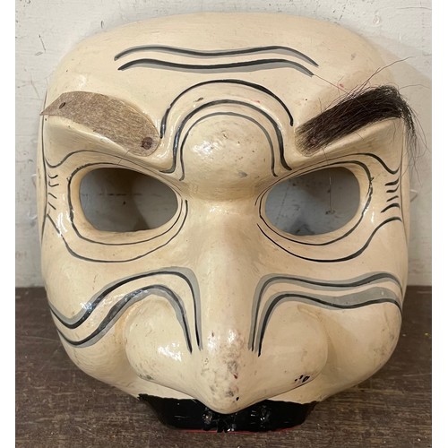 415 - A collection of handmade Native American and North American masks