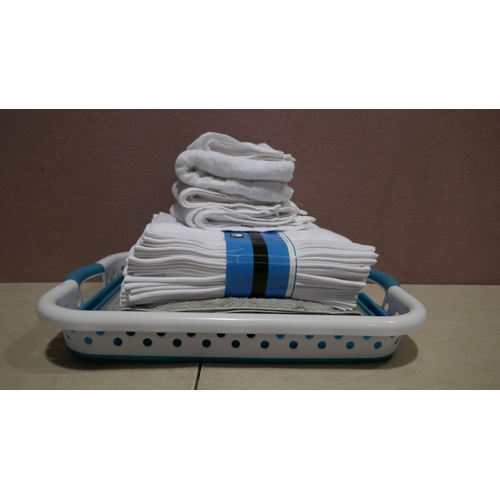 6174 - Pop & Load Laundry Basket, Grandeur Wash Cloths and Grandeur Bath Towel  (341-372,388,393) *This lot... 