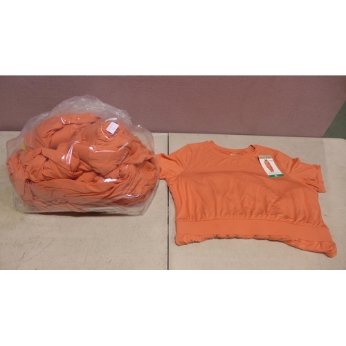 6250 - Mondetta dresses with elasticated waist x 10 in Orange. Various sizes with tags (338-22) *This lot i... 