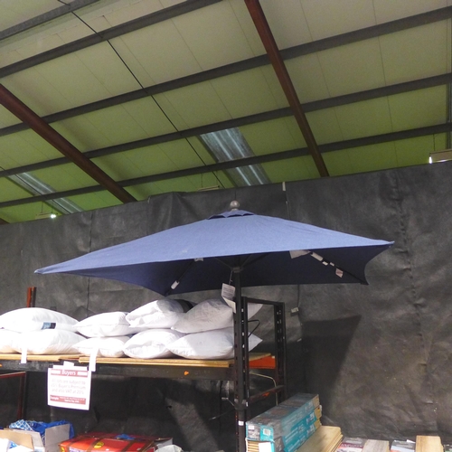 6336 - Atleisure 6 X 6Ft Indigo Square Market Umbrella (341-172) *This lot is subject to Vat