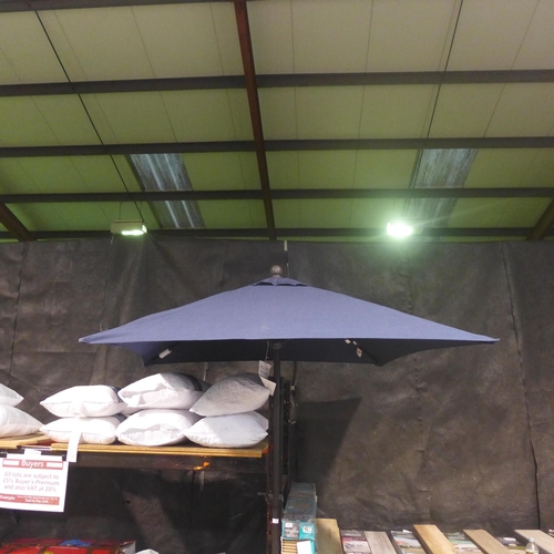 6336 - Atleisure 6 X 6Ft Indigo Square Market Umbrella (341-172) *This lot is subject to Vat