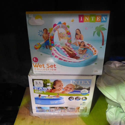 6354 - Easy Set 10Ft Pool, Intex Candyzone Playcentre and  H2Ogo! Family Lounge Pool   (341-80,111,123,124)... 