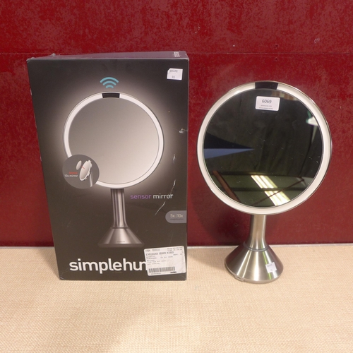 6069 - Simplehuman Sensor Mirror, Original RRP £99.99 + Vat  (341-98) *This lot is subject to Vat