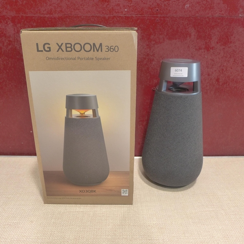 6074 - LG Xboom 360 Xo3 Wireless Speaker with box, Original RRP £159.99 + Vat  (341-66) *This lot is subjec... 