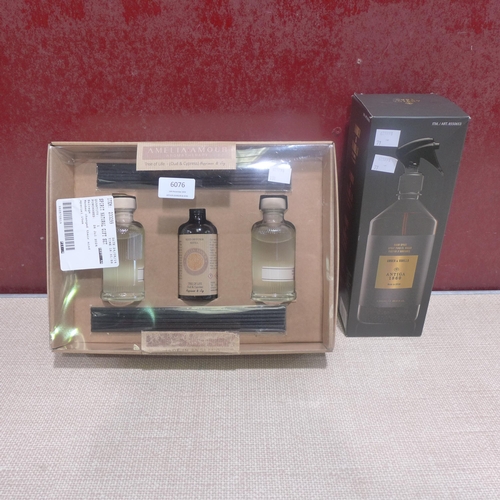 6076 - Antiga Room Spray and Spirit Natural Diffuser Set  (341-77,131) *This lot is subject to Vat