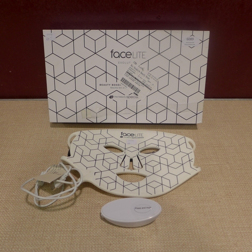 6089 - Facelite Beauty Boost LED Face Mask (341-437) *This lot is subject to Vat