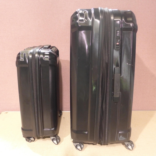 6103 - Samsonite Endure 2 piece Hardside Black Suitcases, Original RRP £119.99 + Vat  (341-81) *This lot is... 