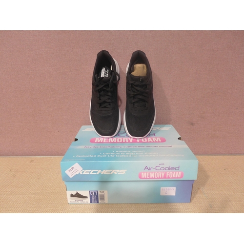 6105 - Skechers Lite Pro with Air-cooled memory foam trainer in black, UK Size 4 (338-6) *This lot is subje... 