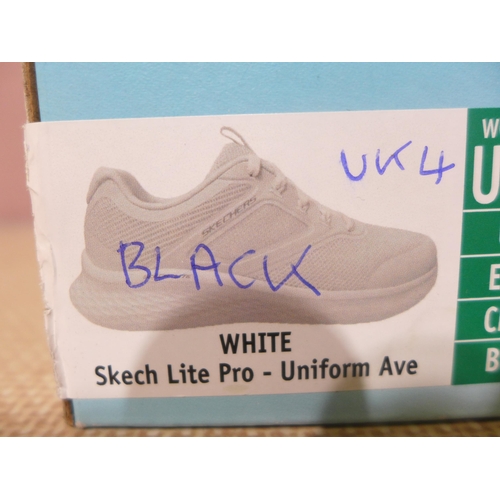 6114 - Skechers Lite Pro with Air-cooled memory foam trainer in white UK Size 4 (338-2) *This lot is subjec... 