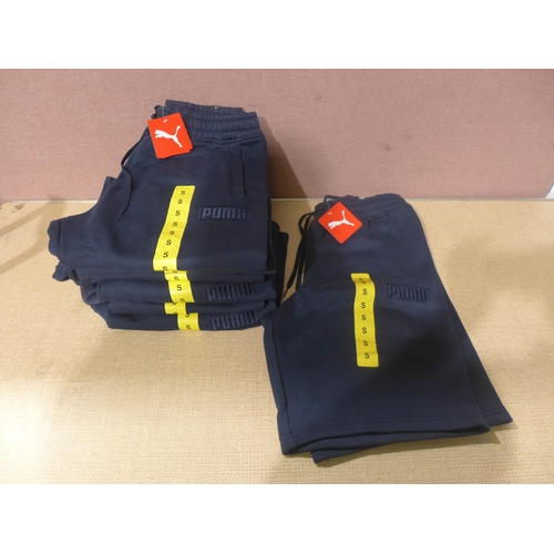 6128 - Puma Badge Shorts, x 7 in blue, size small with tags (338-38) *This lot is subject to Vat