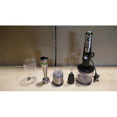 6052 - Braun Multiquick 9 Hand Blender with box - model no - Mq9138Xi (341-201) *This lot is subject to Vat