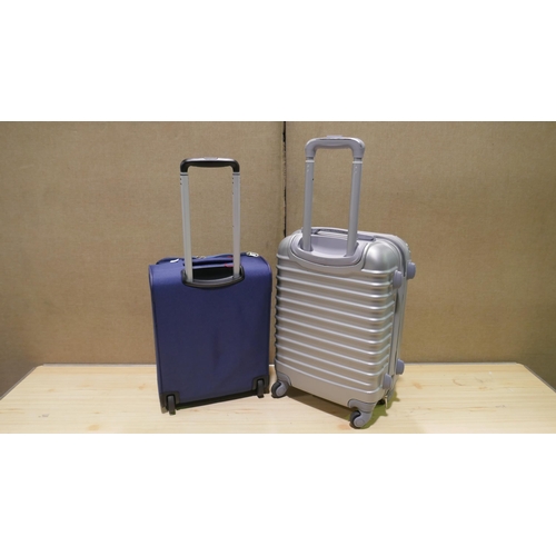 6241 - Two carry on suitcases including American Tourister and one other (341-222) *This lot is subject to ... 