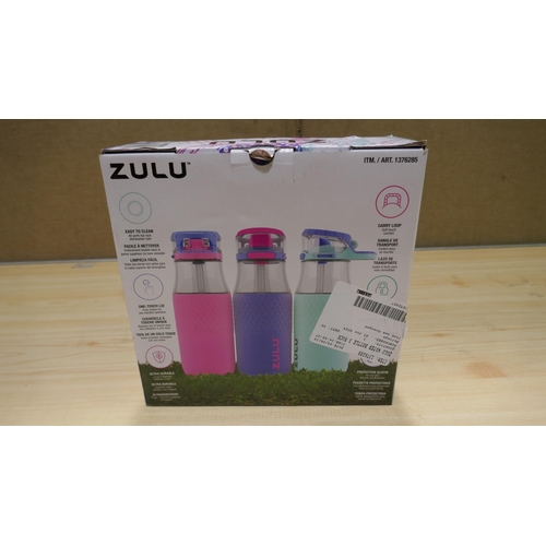 6265 - Three Zulu Water Bottles (341-316) *This lot is subject to Vat