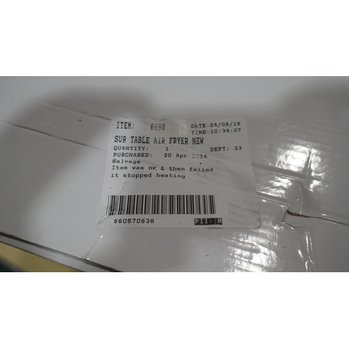6289 - Sur La Table double Air Fryer with box  (341-211) *This lot is subject to Vat