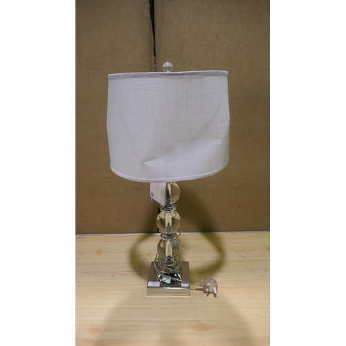 6307 - Crystal Lamp (damaged) (341-269) *This lot is subject to Vat