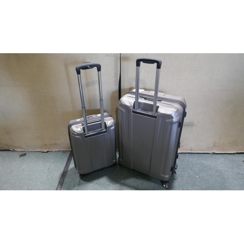 6028 - Samsonite Endure 2 piece Hardside Silver Suitcases, Original RRP £119.99 + Vat  (341-263) *This lot ... 