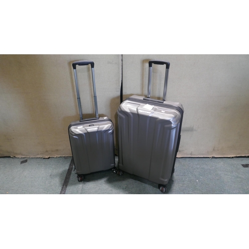 6029 - Samsonite Endure 2 piece Hardside Silver Suitcases, Original RRP £119.99 + Vat  (341-261) *This lot ... 