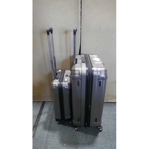 6029 - Samsonite Endure 2 piece Hardside Silver Suitcases, Original RRP £119.99 + Vat  (341-261) *This lot ... 