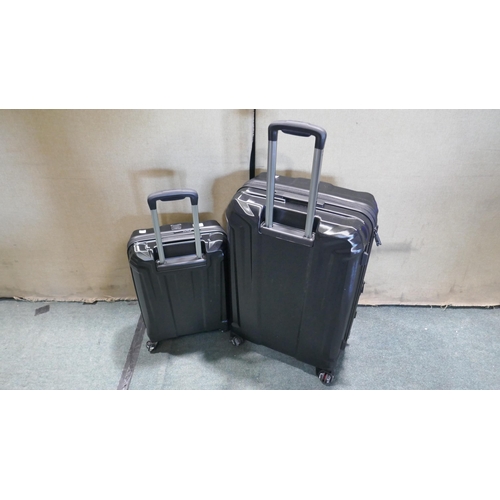 6035 - Samsonite Endure 2 piece Hardside Black Suitcases with box, Original RRP £119.99 + Vat  (341-262) *T... 