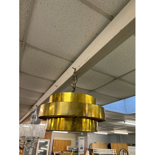 3148 - A gold retro style ceiling pendant