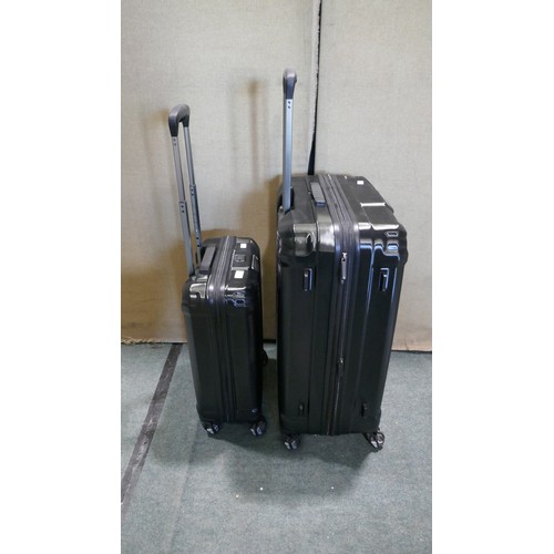 6034 - Samsonite Endure 2 piece Hardside Black Suitcases with box, Original RRP £119.99 + Vat  (341-15) *Th... 