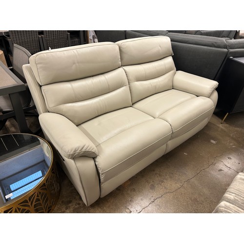 3132 - Fletcher light grey 3 seater power reclining sofa, Original RRP £1124.99 + Vat (4215-10) *This lot i... 